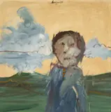 Luciano Jaramillo, Adiós paisaje, 1974, Óleo sobre madera