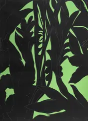 Selva verde by Santiago Cárdenas, 1988, Serigrafía sobre papel. Ejemplar 121 de 150, sold Feb 2024