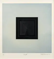 Rafael Echeverri, Ringlete, 1987, Serigrafía sobre papel. Ejemplar Prueba de Artista