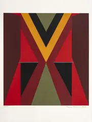 Fanny Sanín, Sin título, 2005, Serigrafía sobre papel. Ejemplar 95 de 150
