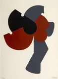 Édgar Negret, Sin título, Serigrafía sobre papel. Ejemplar 46 de 100