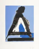 Robert Motherwell, No. 7, de la serie The Basque, 1970, Serigrafía sobre papel. Ejemplar 2 de 150