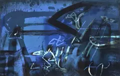 Juan Antonio Roda, Sin título, 1992, Litografía sobre papel. Ejemplar 17 de 150