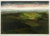 Antonio Barrera, La Sabana, 1980, Serigrafía sobre papel. Ejemplar Prueba de Artista