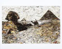 Vik Muniz, Cairo, Egypt, 2015, Fotografía digital. Ejemplar 51 de 70