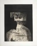 Juan Antonio Roda, Risa 4, 1972, Punta seca y aguafuerte sobre papel. Ejemplar 9 de 20