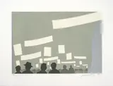 Ever Astudillo, Sin título, de la carpeta Unidad, 1985, Serigrafía sobre papel. Ejemplar XVI de XXX