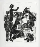 Leopoldo Richter, Indian Women, Litografía sobre papel. Ejemplar 32 de 40