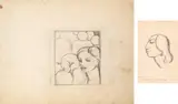 Carolina Cárdenas Núñez, Sin título, 1935, Grafito sobre papel.