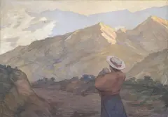 Sin título by Marco Tulio Salas Vega, década de 1940, Óleo sobre lienzo., sold Nov 2023