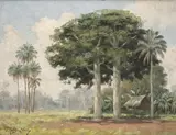 Oscar Rodríguez Naranjo, Sin título, Óleo sobre madera.