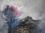 Cecilia Porras, Sin título, [década de 1960], Óleo sobre lienzo.