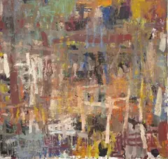 Luis Roldán, De la serie Amansadores, 1997, Óleo sobre tela.