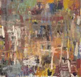 Luis Roldán, De la serie Amansadores, 1997, Óleo sobre tela.