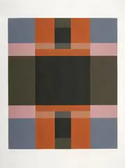 Fanny Sanín, Composición No. 19, 1984, Acrílico sobre papel.