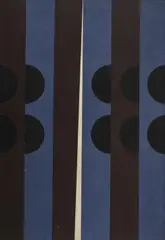Omar Rayo, Luz íntima, 1961, Óleo sobre lienzo.