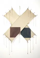 Richard Smith, Sin título, 1977, Acrílico sobre lienzo, 2 partes.