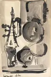Luciano Jaramillo, Efectos, 1960, Tinta sobre papel.