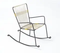 Hierro y tejido plástico by Mecedora niño, Hierro y tejido plástico, sold Oct 2023