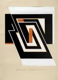 Eduardo Ramírez Villamizar, Sin título [Caracola Sagrada], 1990, Serigrafía sobre papel. Ejemplar Fuera de comercio