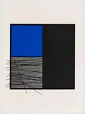 Jesús Rafael Soto, Sin título de la serie Vibrations , [1969], Serigrafía sobre papel. Ejemplar 109 de 200