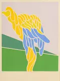 Hernando "Momo" del Villar, La guacamaya, 1977, Serigrafía sobre papel. Ejemplar 14 de 50