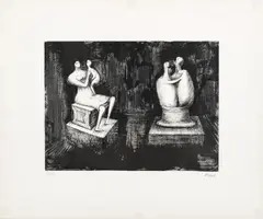 Sin título by Henry Moore, Litografía sobre papel. Ejemplar 2 de 15, sold Aug 2023