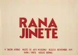 Adolfo Bernal, Rana Jinete, 1979, Serigrafía sobre papel