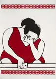 Beatriz González, Zócalo de duelo con celular, [2018]