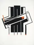 Eduardo Ramírez Villamizar, Sin título, 1990, Serigrafía sobre papel, Ejemplar 47 de 50