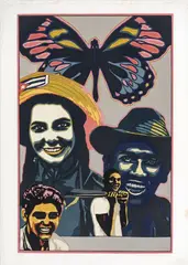 Raúl Martínez, Sin título, 1978, Serigrafía sobre papel, Ejemplar 53 de 60