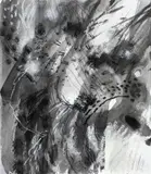 Carlos Jacanamijoy, De los caminos del viento, 1999, Mixta, aguadas, pastel seco y carboncillo sobre papel.
