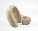 Édgar Negret, Mujer dormida, década de 1940, Escultura en yeso.