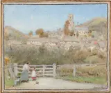 Albert Goodwin, Berrynarbor, North Devon, pencil