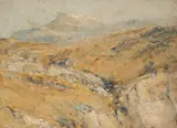 Frank Wasley, Woburn Hill, Hampshire, And Ingleborough, Yorkshire, oil on board the larger 19 cm by 26 cm