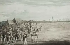 Pigeon Shooting At The Red-House Club by Henry Alken Snr., etching by and after Alken, sold Jan 2017