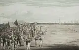 Henry Alken Snr., Pigeon Shooting At The Red-House Club, etching by and after Alken