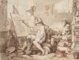 Thomas Rowlandson, The Chamber Of Genius