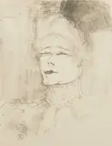 Henri de Toulouse-Lautrec, Jeanne Granier (From Portraits D'Acteurs Et D' Actrices)