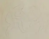 Henri Gaudier-Brzeska, Study For "The Wrestlers"