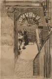 Walter Sickert, Entrance To 8 Fitzroy Street, Whistler's Studio
