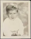Man Ray, Portrait Of Robin Ian Evelyn Stuart De La Lanne-Mirrlees As A Young Boy, pencil l
