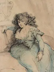Thomas Rowlandson, Georgiana, Duchess Of Devonshire, pencil