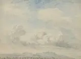 Study Of Clouds by George Richmond R.a. D.c.l. L.l.d. F.r.s. F.s.a, pencil l, sold Nov 2021