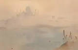 The Taj Mahal At Dawn by Lieutenant-colonel Henry R.b. Donne C.b. C.m.g., watercolour, sold Nov 2021