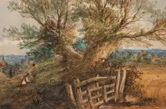 Tom Scott, Â Summertime, watercolour with bodycolour
