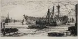 The Breaking Up Of The Agamemnom by Francis Seymour Haden C.m.g. F.r.c.s., etching plate size:, sold Nov 2021
