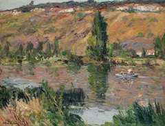 Alexander Jamieson, Vernon-Sur-Seine, The Chalk Cliff, oil on panel
