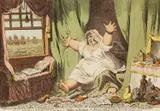 James Gillray, Dido In Despair, etching and aquatint