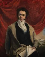 European School, Portrait Of The Spanish Born Flautist Jose Maria Ribas (1796-1885), Oil on canvas Image size:
